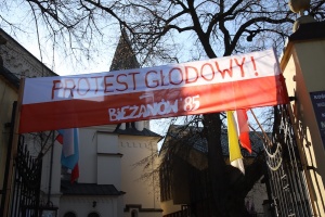 prostest w Bieżanowie